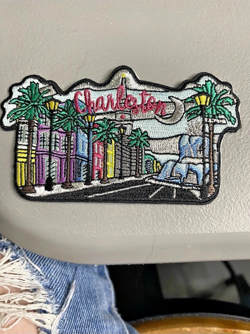 Stoney Clover Lane Charleston Embroidered Patch Multicolor